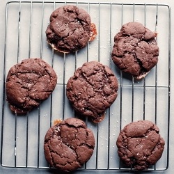 Salted Caramel Chocolate Cookies