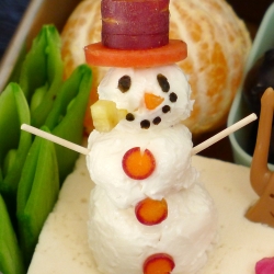 Mini Snowman Bento