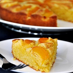 Apricot & Lime Polenta Cake