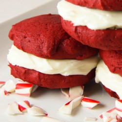 Red Velvet Whoopie Pies