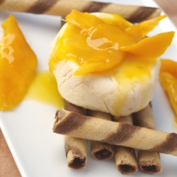 No Bake Mango Cheesecake