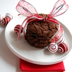 Flourless PB Choc Toffee Cookies