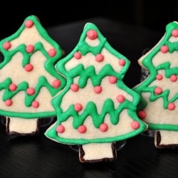 Christmas Tree Sugar Cookies