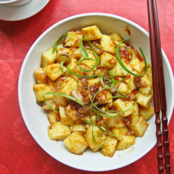 Sweet and Spicy Egg Tofu