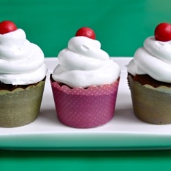 Hi-hat Christmas Cupcakes