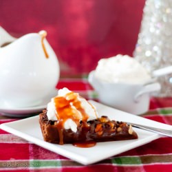 Chocolate Caramel Hazelnut Tart