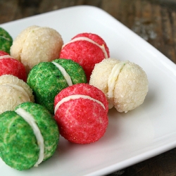 Glittering Lemon Sandwich Cookies