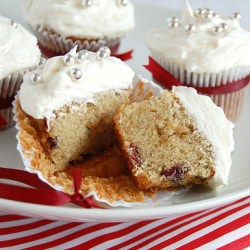 Mince Pie Cupcakes with Brandy Butter