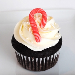 Candy Cane Cupcakes