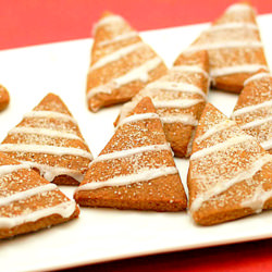 Frosty Gingerbread Trees