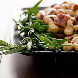 Spicy Rosemary Roasted Nuts