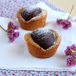 Plum Burnt-Butter Pistachio Cakes