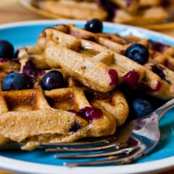 Blueberry Waffles