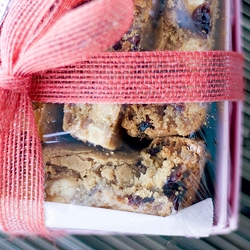 Cranberry White Choc Blondies