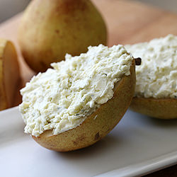 Gorgonzola Stuffed Pears