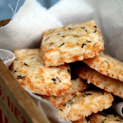 Parmesan Thyme Shortbread