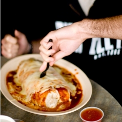 Wet burrito from Taq Vallerta