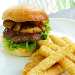 Homemade Beef Burger w/ Fries