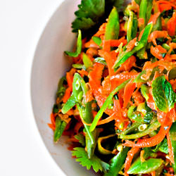 Carrot & Sugar Snap Pea Salad