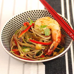 Lime Kelp Prawns w/ Sea Lettuce