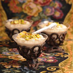 Cardamom Pistachio Rice Pudding