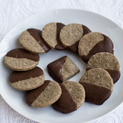 Espresso Shortbread Cookies