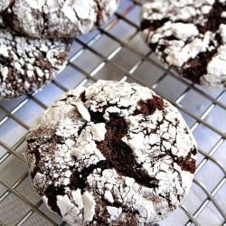 Espresso Chocolate Crinkles