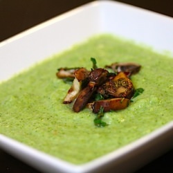 Broccoli Soup w/ Mushrooms