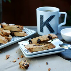 Tart Cherry & Pine Nut Biscotti