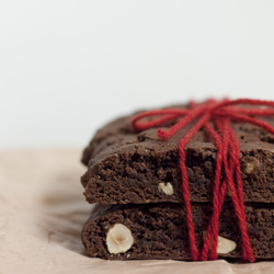 Chocolate Hazelnut Biscotti