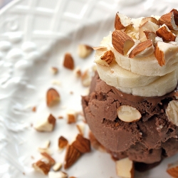 Chocolate Almond Ice Cream