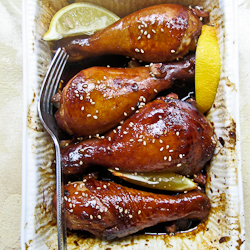 Spicy Lemon Soy Drumsticks