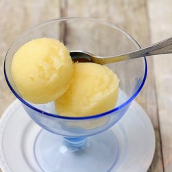 Pineapple Champagne Sorbet