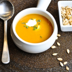 Puréed Squash and Pear Soup