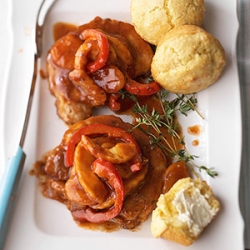 Slow Cooked Fruited Pork Chops