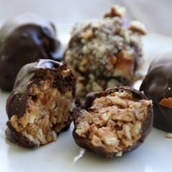 Peanut Butter Pretzel Truffles