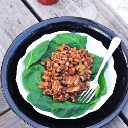 Warm Salad of Black-Eyed Peas