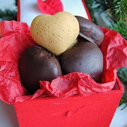 Chocolate Covered Gingerbread Heart