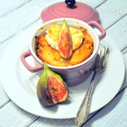 Baked Christmas Cake with Fig