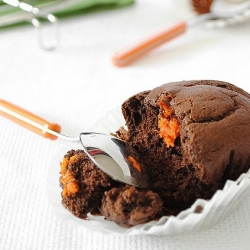 Cocoa Muffins w/ Pumpkin