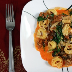 Tortellini with Italian Sausage