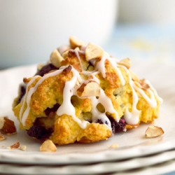 Blueberry Cornmeal Scones