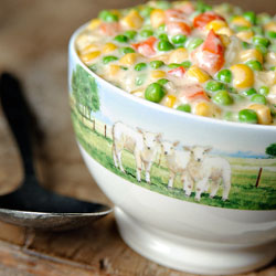 Creamed Corn & Peas