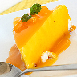 Peach & Mango Cheese Cake