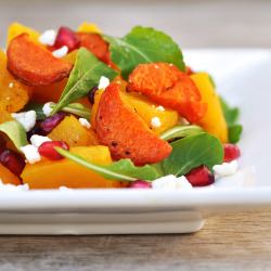 Pumpkin and Pomegranate Salad