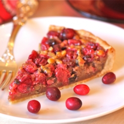 Cranberry Walnut Tart