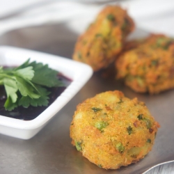 Deep Fried Aloo Tikki