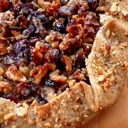 Cranberry Walnut Crostata