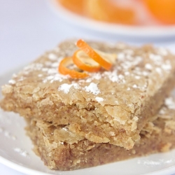 White Chocolate Orange Blondies