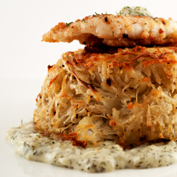 Fried Walleye & Potato Cakes